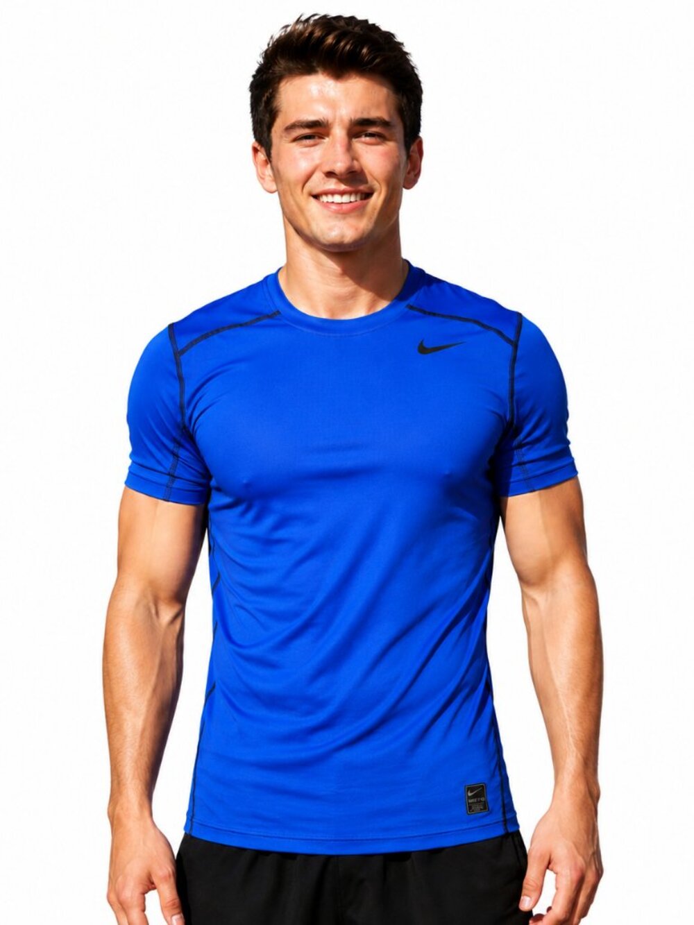 Nike Pro Men's Pro Dri-Fit Hypercool Fitted Training Shirt Varsity Blue X-Large